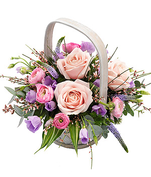 Pink and Mauve Basket