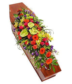 Vibrant Casket Spray